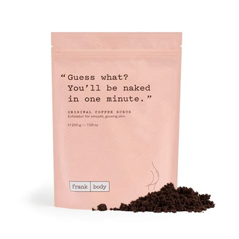 frank body coffee scrub.